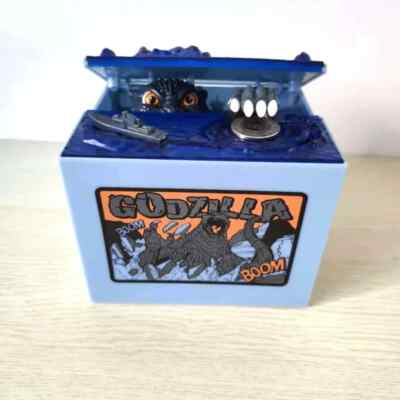 Bandai Godzilla Big Piggy Bank Piggy Bank for Kids Money Box Coin Box Piggy Bank-image