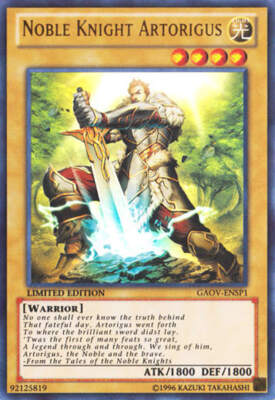 Yu-Gi-Oh! - Noble Knight Artorigus (Ultra Rare)  (GAOV-ENSP1) - Galactic Overlor-image