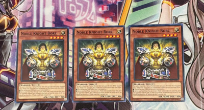 YuGiOh! TCG Noble Knight Borz x3 OP22-EN016 NM-image