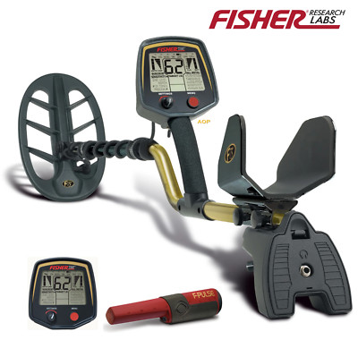 Fisher F75 Multi-Purpose Metal Detector & F-Pulse Pin Pointer NEW PKG Nice Deal-image