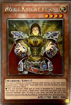 Noble Knight Borz NKRT-EN009 Limited Edition Platinum Rare LP-image