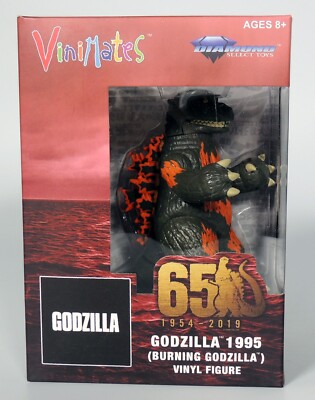 Burning Godzilla 1995 Godzilla 65th Anniversary Vinimates Diamond Select SEALED-image