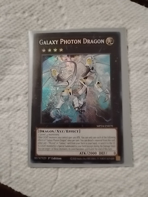 *** GALAXY PHOTON DRAGON *** 1ST EDITION SECRET RARE PHHY-EN078 MINT/NM YUGIOH!-image