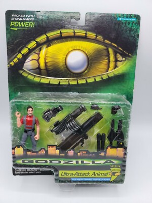 Vintage Godzilla Ultra-Attack Animal Action Figure Set 1998 Sealed-image