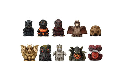 Ensky Godzilla Sofubi Puppet Mascot 10Pack BOX New-image
