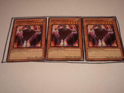 3X Photon Circle ORCS-EN011 - Yugioh Yu Gi Oh! 3 Playset-image