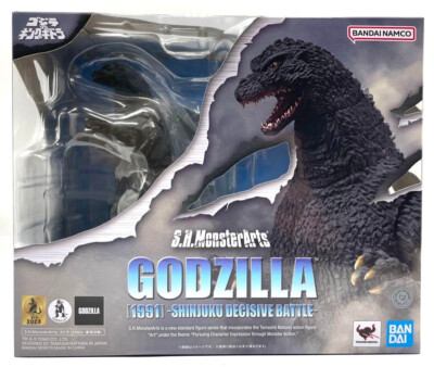 S.H. Monsterarts GODZILLA 1991 Shinjuku Decisive Battle Complete + Box Bandai-image