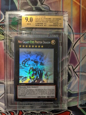 Neo Galaxy-Eyes Photon Dragon Ghost Rare 1st ed GAOV-EN041 Graded 9 Mint MNT-image