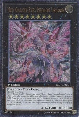 Yugioh! Neo Galaxy-Eyes Photon Dragon - GAOV-EN041 - Ultimate Rare - Unlimited E-image