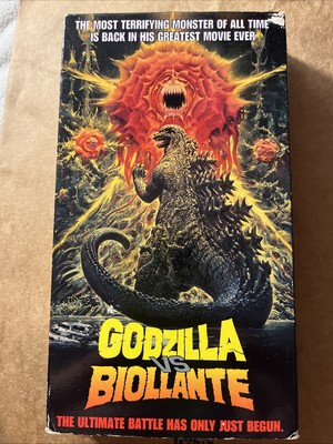Vintage 1989 Godzilla Vs Biollante VHS Tape-image