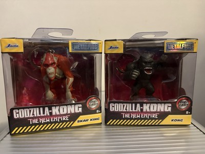 Godzilla X Kong The New Empire Metal Figs Skar King And Godzilla -  Lot Of 2-image