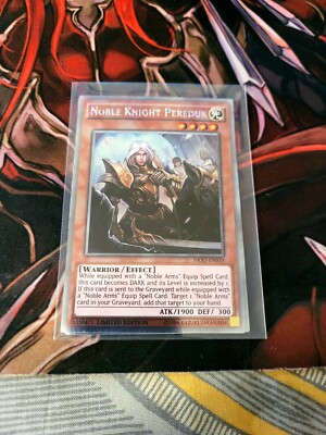 YUGIOH NOBLE KNIGHT PEREDUR NKRT-EN010 PLATINUM LIMITED EDITION NM-image