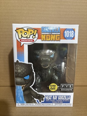 Funko Pop Movies Godzilla vs Kong Heat Ray #1018 GITD Glow FYE Exclusive READ-image