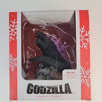 Godzilla 2016 American Greetings Heirloom Collection Ornament Lights Sound Works-image