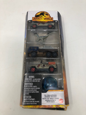 Matchbox Jurassic World 5 Pack Dominion Total Terrain Adventures-image