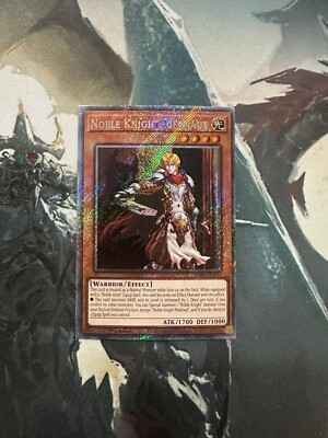Yugioh Noble Knight Medraut Platinum Secret Rare RA04-image