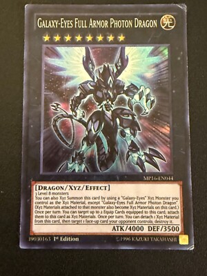Yugioh! Galaxy-Eyes Full Armor Photon Dragon - MP16-EN044 - 1st Edition HP-image