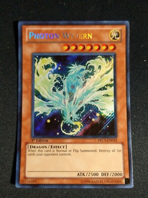 Yu-Gi-Oh! Photon Wyvern PRC1-EN015 1st Secret Rare NM-image