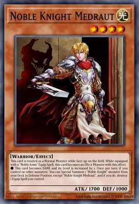 Yugioh RA04-EN205 - Noble Knight Medraut - Platinum Secret Rare-image