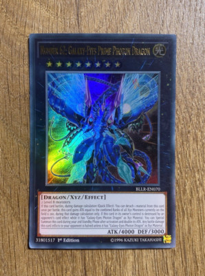 Number 62: Galaxy-Eyes Prime Photon Dragon | BLLR-EN070 | Ultra Rare | YuGiOh NM-image