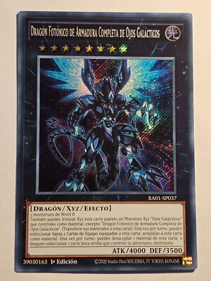 Galaxy-Eyes Full Armor Photon Dragon (V.3 - Secret Rare)●RA01●SPANISH●NM●35145-image