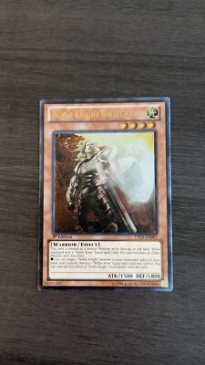 YUGIOH! NOBLE KNIGHT GWALCHAVAD 1st ED ULTIMATE RARE LTGY-EN081 LP-image