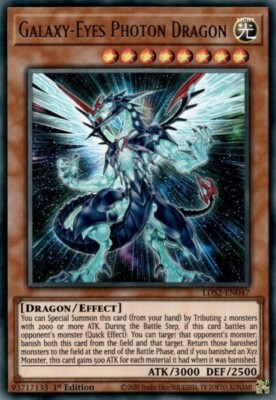 Yugioh! Galaxy-Eyes Photon Dragon - LDS2-EN047 - Ultra Rare - 1st Edition Near M-image