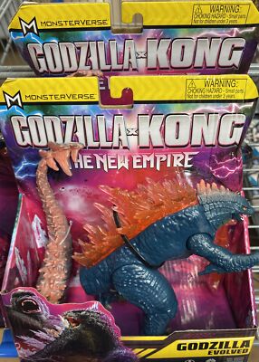 Godzilla Evolved Figure Godzilla x Kong The New Empire 2024 Playmates Rare VHTF-image