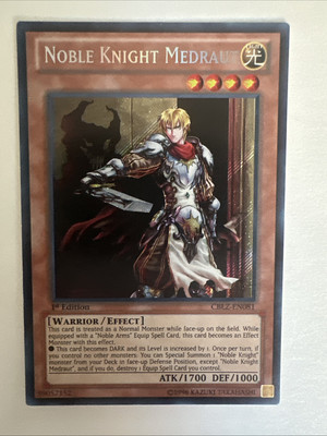 Yugioh! Noble Knight Medraut - CBLZ-EN081 - Secret Rare - 1st Edition LP-image