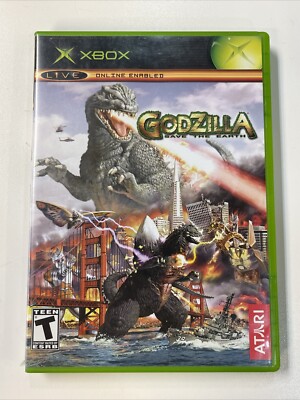 Godzilla: Save the Earth (Microsoft Xbox, 2004) Complete In Box Tested-image