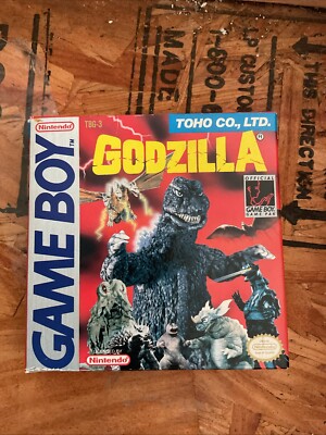 Godzilla Gameboy With Box And Manual-image