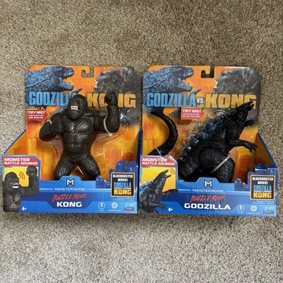 Battle Roar Godzilla Vs Kong 2021 Movie Action Figures Playmates Toys SET of 2-image