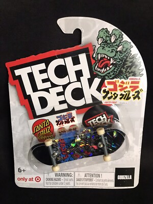 Tech Deck Santa Cruz Godzilla Fingerboard Skateboard-image