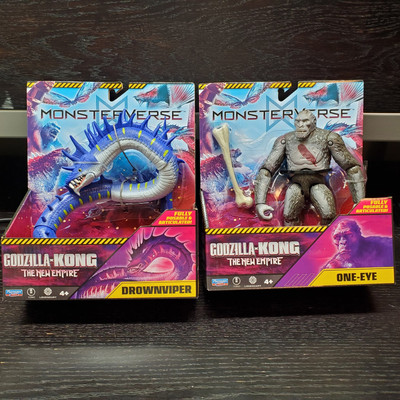 Godzilla x Kong The New Empire Drownviper & One-Eye Action Figures Monsterverse -image