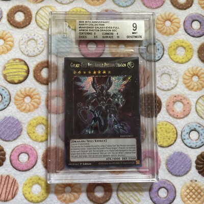 BGS 9 Mint Yugioh 2023 Galaxy-Eyes Full Armor Photon Dragon PCR 25th Rarity-image