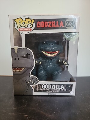 Funko Pop! Vinyl 6 in: Godzilla - Godzilla (6 inch) #239 Box Damage-image