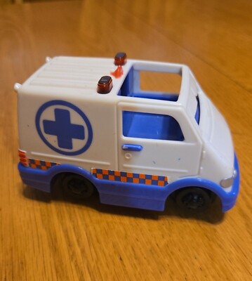 Fisher price geotrax push car ambulance with light and sound 2006-image