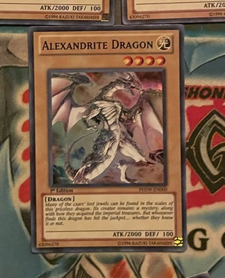 Yugioh! LP Alexandrite Dragon - PHSW-EN000 - Super Rare - 1st Edition LP-image