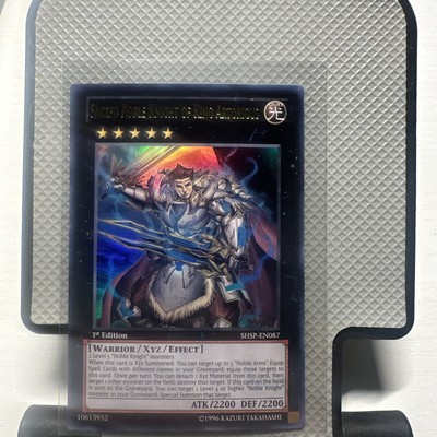 Yugioh Sacred Noble Knight of King Artorigus NKRT-EN038 Platinum Rare NM-image