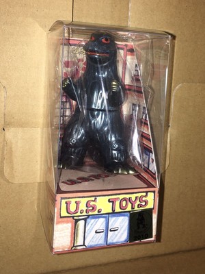 U.S.Toys Bb Mos Godzilla 1964 Dark Blue Red Eye Bill Box Series Soft Vinyl Figur-image