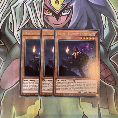 MAGO-EN084 x3 Noble Knight Eachtar Rare Excellent Condition Yugioh-image