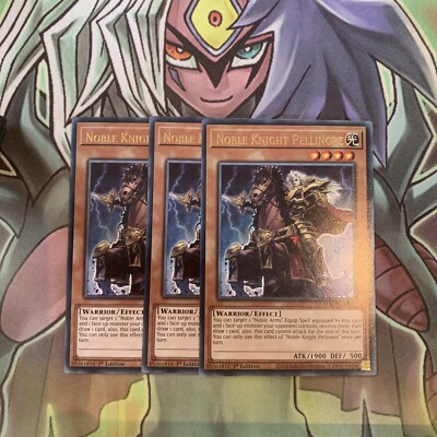 MAGO-EN085 x3 Noble Knight Pellinore Rare Excellent Condition Yugioh-image