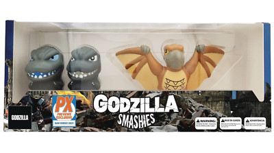 SDCC 2021 PX Exclusive GODZILLA SMASHIES Stress Ball Dolls 3-Piece Set-image