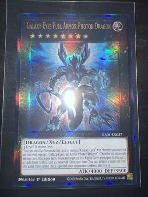 Yu-Gi-Oh! RA01-EN037 Galaxy-Eyes Full Armor Photon Dragon Ultimate Rare-image