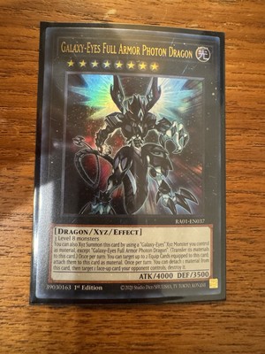 NM Galaxy-Eyes Full Armor Photon Dragon - RA01-EN037 - Ultra Rare 1st Ed-image