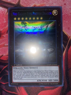 Neo Galaxy-Eyes Photon Dragon - Ghost Rare - NM/VLP  - 1st Edition-image