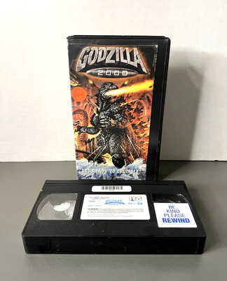 Godzilla 2000 (VHS, 2000) Movie Rental Store Cut Box *RARE* | Tested-image