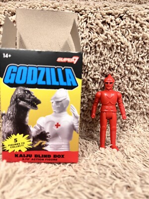 Super7 Reaction Godzilla Kaiju Blind Box Firefighter Jet Jaguar-image