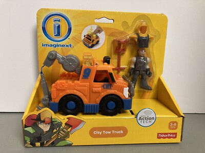 FisherPrice Imaginext City Tow Truck with Lights & Sound Action - NEW-image