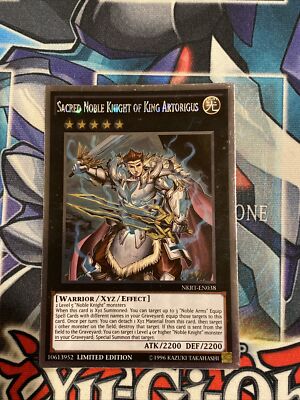 Yu-Gi-Oh! TCG Sacred Noble Knight of King Artorigus Noble Knights of the...-image